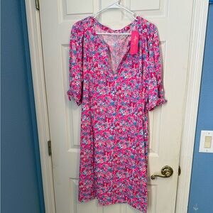 Lilly Pulitzer Easley Short Sleeve Dress 2XL nwot